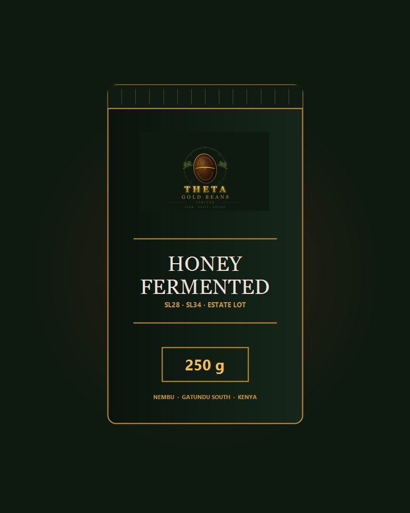 Theta Gold Beans Honey Fermented, 250 g bag